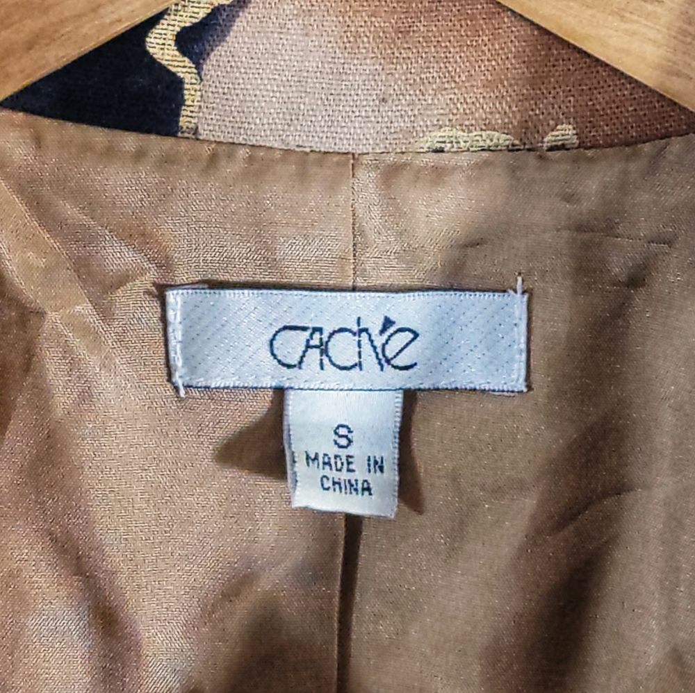 Cache Animal Print Jacket Size S - image 6